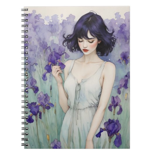 虹彩の中の少女 | ノートブックのジャーナル ノートブック (正面)