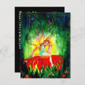 虹彩の妖精 インビテーションポストカード (正面/裏面)