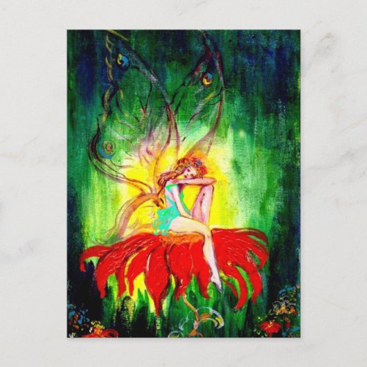 虹彩の妖精 インビテーションポストカード (正面)