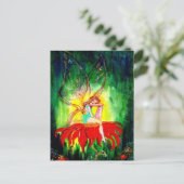 虹彩の妖精 インビテーションポストカード (スタンド正面)