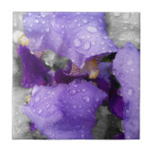 虹彩の雨粒 タイル (正面)