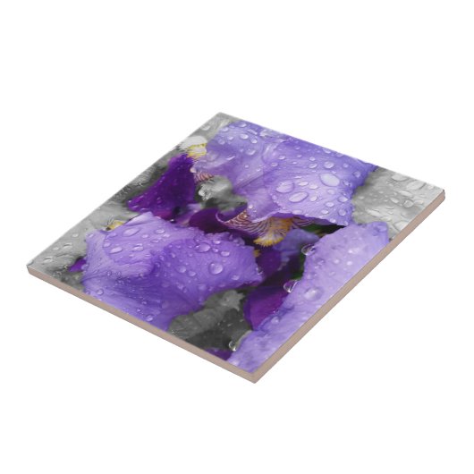 虹彩の雨粒 タイル (側面)