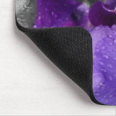 虹彩の雨粒 マウスパッド (コーナー)