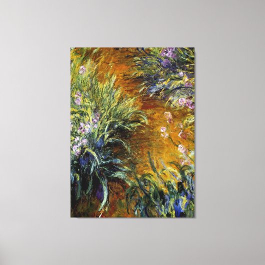 虹彩を通る道 キャンバスプリント (正面)