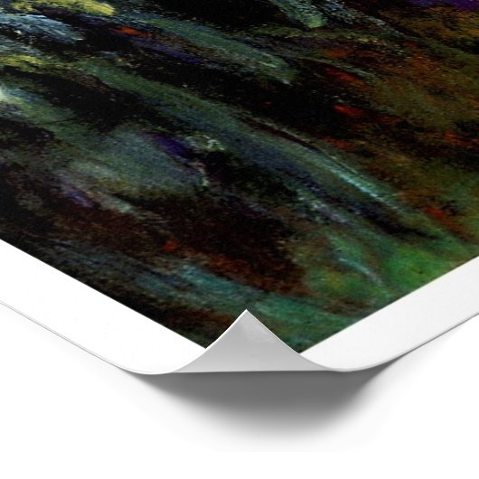 虹彩を通る道 ポスター (角)