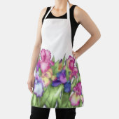 虹彩カラフル花 エプロン (インサイチュ)