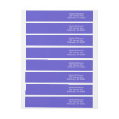 虹彩コンテンポラリー1色 ラップアラウンド宛名ラベル (シート)