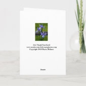 虹彩サンキューカード サンキューカード (裏面)