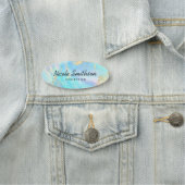 虹彩フェイク及びフェイク金ゴールド箔詳細 名札 (インサイチュ)