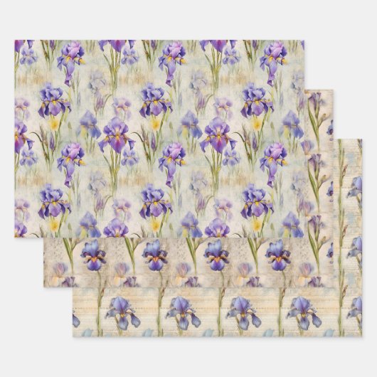 虹彩包み紙 ラッピングペーパーシート (セット)