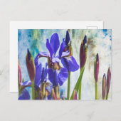 虹彩抽象芸術写真 ポストカード (正面/裏面)