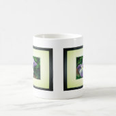 虹彩日本の開花 コーヒーマグカップ (中央)