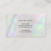 虹彩模擬シェル 名刺 (裏面)