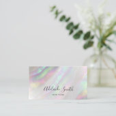 虹彩模擬シェル 名刺 (スタンド正面)