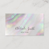 虹彩模擬シェル 名刺 (正面)