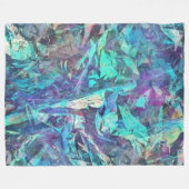 虹彩毛布 フリースブランケット (正面(横))