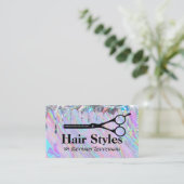 虹彩液 |きらめくドリップ |はさみ 名刺 (スタンド正面)