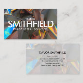 虹彩状箔ホログラフィモダンー 名刺 (正面/裏面)