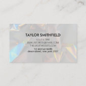 虹彩状箔ホログラフィモダンー 名刺 (裏面)