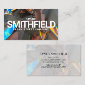 虹彩状箔ホログラフィモダンー 名刺 (正面/裏面)