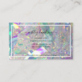 虹彩結晶 |美容師名刺 名刺 (裏面)