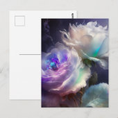 虹彩色の花 ポストカード (正面/裏面)