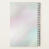 虹彩色パールホログラフィカスタムックプランナー プランナー手帳 (裏面)