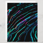 虹彩色ブラックマーブルスクラップブック紙 (正面/裏面)