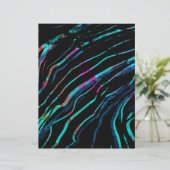 虹彩色ブラックマーブルスクラップブック紙 (スタンド正面)