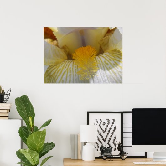 虹彩花写真 ポスター (ホームオフィス)