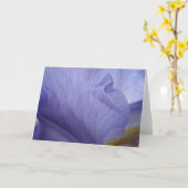 虹彩花弁 カード (黄色い花)