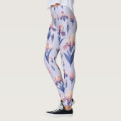 虹彩花模様 レギンス (左)