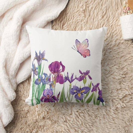 虹彩花 クッション (ブランケット)