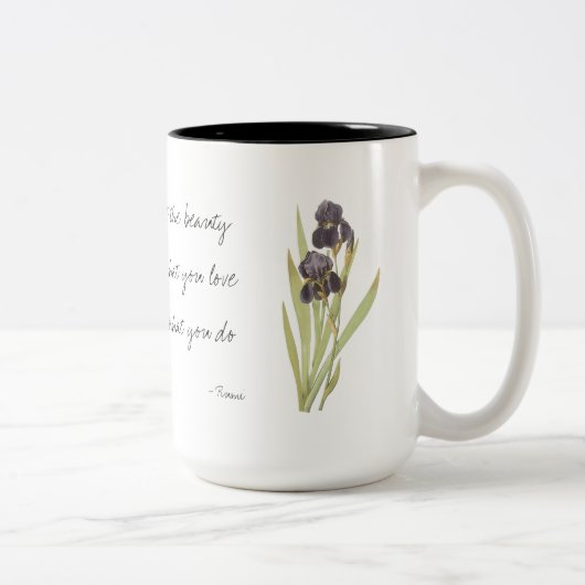 虹彩花 ツートーンマグカップ (右)