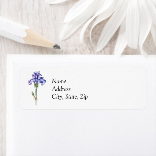 虹彩花 ラベル (インサイチュ)