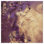 虹彩金ゴールドインクの渦巻き ファブリック (クローズアップ)