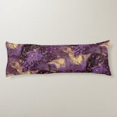 虹彩金ゴールドインクの渦巻き ボディピロー (裏面)