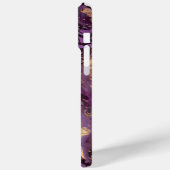 虹彩金ゴールドインクの渦巻き Case-Mate iPhoneケース (裏面 / 左)