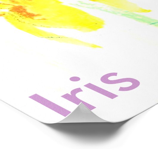 虹彩 ポスター (角)