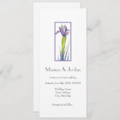 虹彩 招待状 (正面/裏面)