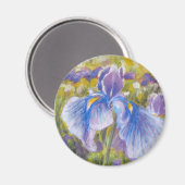 虹彩 – 青、紫、黄 – 緑 – 冷蔵庫用マグネット マグネット (正面/裏面)