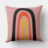 虹抽象芸術 クッション (裏面)