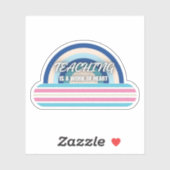 虹教えはハート シール (シート)