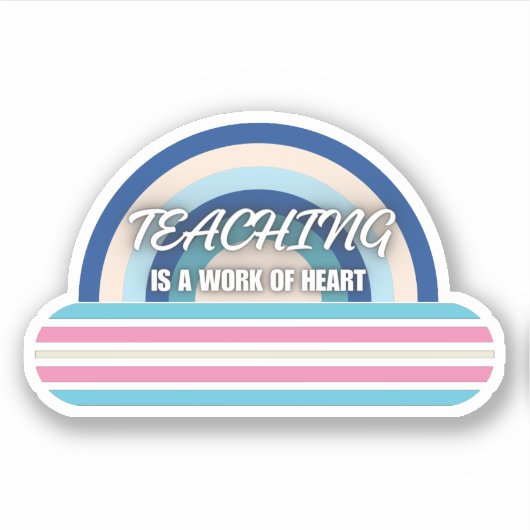 虹教えはハート シール (正面)