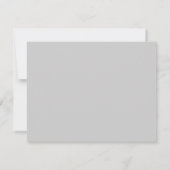 虹木が付いている手のハートありがとう サンキューカード (裏面)