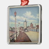 虹桟橋からの都市の眺め メタルオーナメント (左)