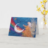 虹橋に カード (黄色い花)