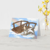 虹橋チワワ#5 カード (黄色い花)