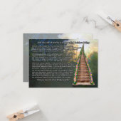 虹橋ペット損失の悔やみや弔慰カード カード (正面/裏面インサイチュ)