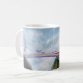 虹橋犬猫の天国のマグViolano コーヒーマグカップ (正面左)